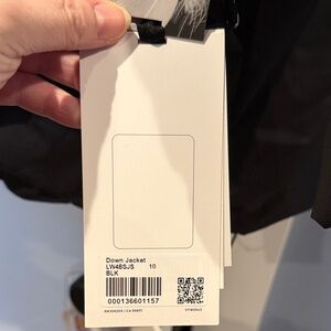 lululemon athletica Black Down Jacket